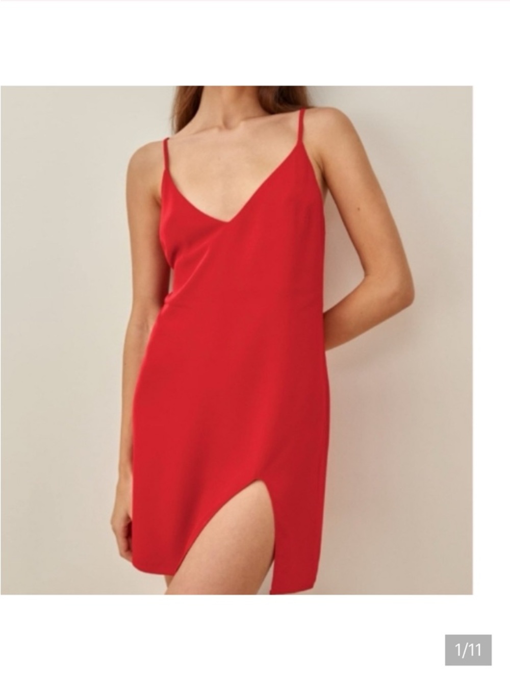 Reformation red dress